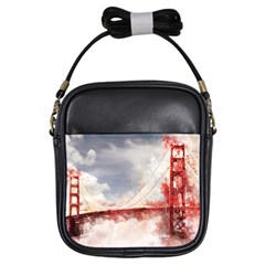 Golden Bridge Girls Sling Bag by goljakoff