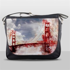 Golden Bridge Messenger Bag by goljakoff