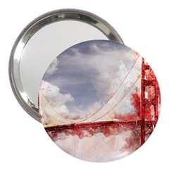 Golden Bridge 3  Handbag Mirrors by goljakoff