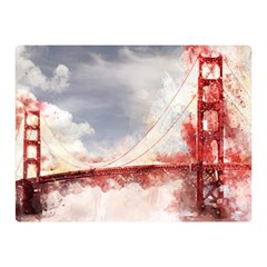 Golden Bridge Double Sided Flano Blanket (mini)  by goljakoff