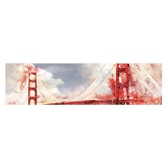 Golden Bridge Satin Scarf (oblong) by goljakoff