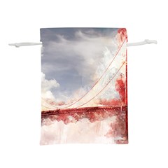 Golden Bridge Lightweight Drawstring Pouch (s) by goljakoff