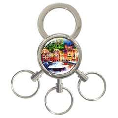 Boat 3-ring Key Chain by goljakoff