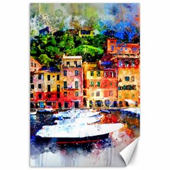 Boat Canvas 24  X 36  by goljakoff