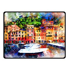 Boat Fleece Blanket (small) by goljakoff