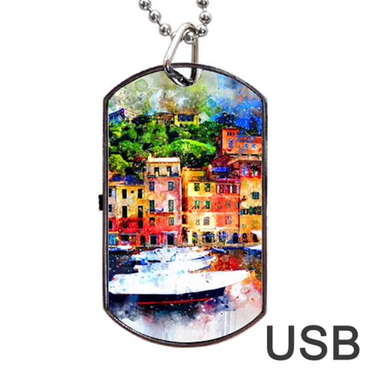 Boat Dog Tag USB Flash (Two Sides)