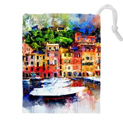 Boat Drawstring Pouch (5xl) by goljakoff