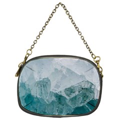 Blue Green Waves Chain Purse (one Side) by goljakoff