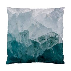 Blue Green Waves Standard Cushion Case (one Side) by goljakoff