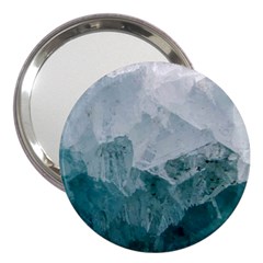 Blue Green Waves 3  Handbag Mirrors by goljakoff