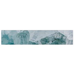 Blue Green Waves Small Flano Scarf by goljakoff