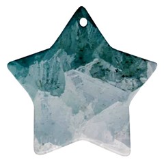 Blue Waves Ornament (star) by goljakoff