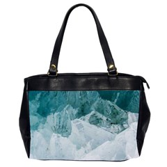 Blue Waves Oversize Office Handbag (2 Sides) by goljakoff