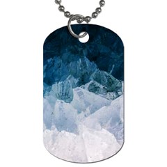 Blue Ocean Waves Dog Tag (two Sides) by goljakoff