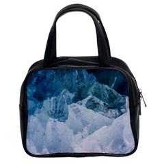 Blue Ocean Waves Classic Handbag (two Sides) by goljakoff