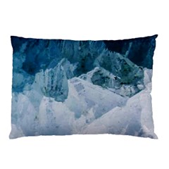 Blue Ocean Waves Pillow Case by goljakoff