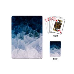 Blue Ocean Waves Playing Cards Single Design (mini) by goljakoff