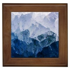 Blue mountain Framed Tile