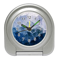 Blue Mountain Travel Alarm Clock by goljakoff