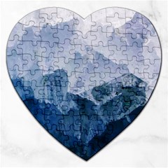 Blue Mountain Jigsaw Puzzle (heart) by goljakoff