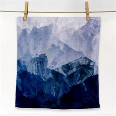 Blue mountain Face Towel