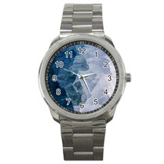 Blue Waves Sport Metal Watch by goljakoff