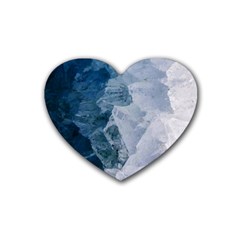 Blue waves Heart Coaster (4 pack) 