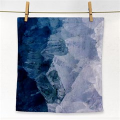 Blue waves Face Towel