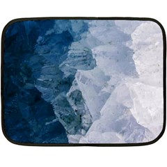 Blue waves Fleece Blanket (Mini)