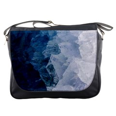 Blue waves Messenger Bag