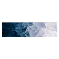 Blue waves Satin Scarf (Oblong)