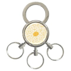 Sun 3-ring Key Chain by goljakoff