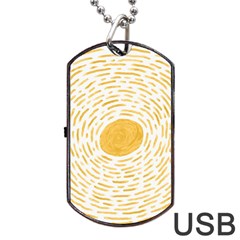 Sun Dog Tag Usb Flash (one Side) by goljakoff