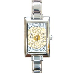 Sunshine Rectangle Italian Charm Watch by goljakoff