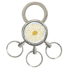 Sunshine 3-ring Key Chain by goljakoff