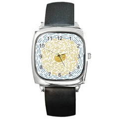 Sunshine Square Metal Watch by goljakoff