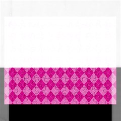 Pink Diamond Pattern Rectangular Jigsaw Puzzl by ArtsyWishy