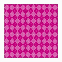 Pink Diamond Pattern Medium Glasses Cloth (2 Sides) by ArtsyWishy