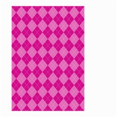 Pink Diamond Pattern Small Garden Flag (two Sides) by ArtsyWishy