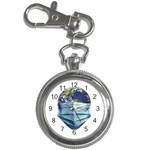 Earth With Face Mask Pandemic Concept Key Chain Watches Front