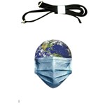 Earth With Face Mask Pandemic Concept Shoulder Sling Bag Front