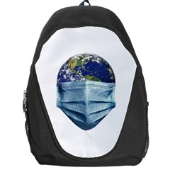 Earth With Face Mask Pandemic Concept Backpack Bag by dflcprintsclothing