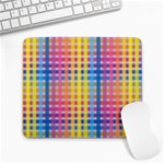 Digital Paper Stripes Rainbow Colors Large Mousepads Front