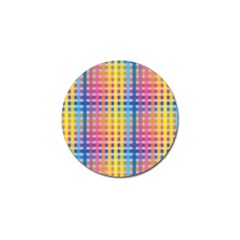 Digital Paper Stripes Rainbow Colors Golf Ball Marker (10 Pack)