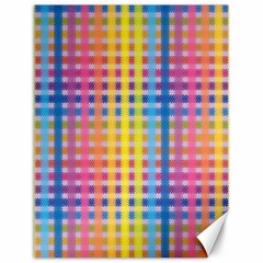 Digital Paper Stripes Rainbow Colors Canvas 12  X 16 