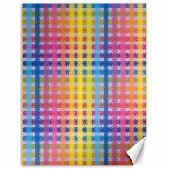 Digital Paper Stripes Rainbow Colors Canvas 18  X 24 