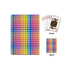 Digital Paper Stripes Rainbow Colors Playing Cards Single Design (mini)