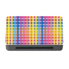 Digital Paper Stripes Rainbow Colors Memory Card Reader With Cf