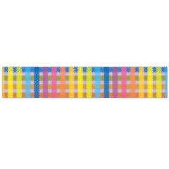 Digital Paper Stripes Rainbow Colors Large Flano Scarf 