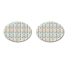 Butterfly Digital Paper Lace Cufflinks (oval) by Mariart